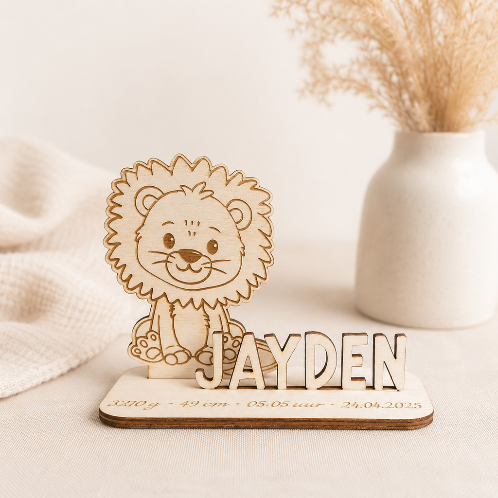 Little Moments | Houten Geboortekaartjes