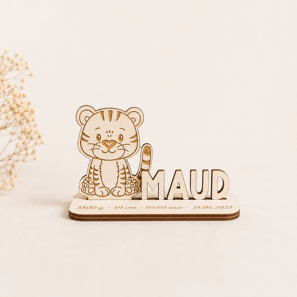 Little Moments | Houten Geboortekaartjes