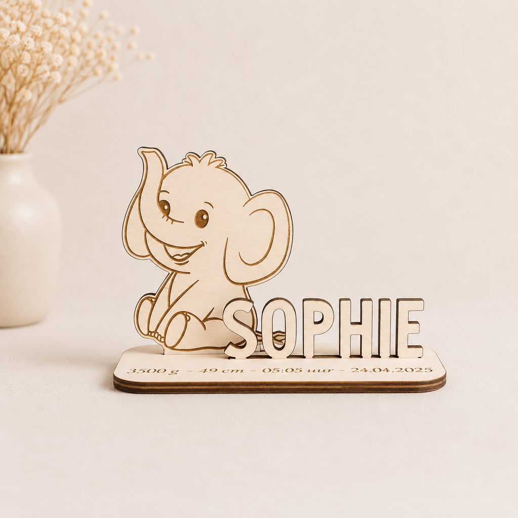 Little Moments | Houten Geboortekaartjes